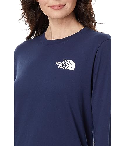 North Face Women's Box NSE T-Shirt, Summit Navy, Large