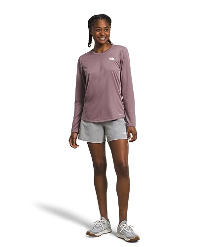 Women's North Face Elevation Long Sleeve Tee (Fawn Grey)