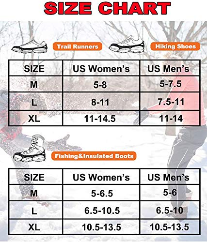 Ultimate Stainless Steel Ice Cleat Spikes for Hiking