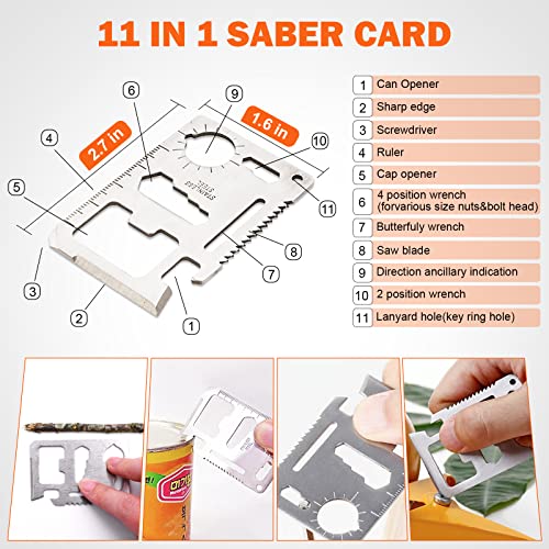 Alritz 12-in-1 Survival Gear for Hiking