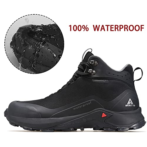 HUMTTO Waterproof Hiking Boots - Lightweight & Breathable (Men's)