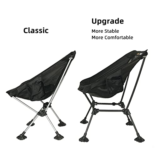 ROCK CLOUD 2-Pack Portable Camping Chair, Lightweight Hiking