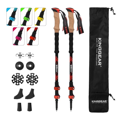 Carbon Fiber Hiking Poles with Cork Handle