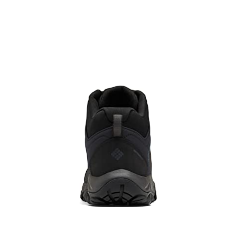 Columbia Buxton Peak Mid II Hiking Shoe, Men's, Black/Shark, 12