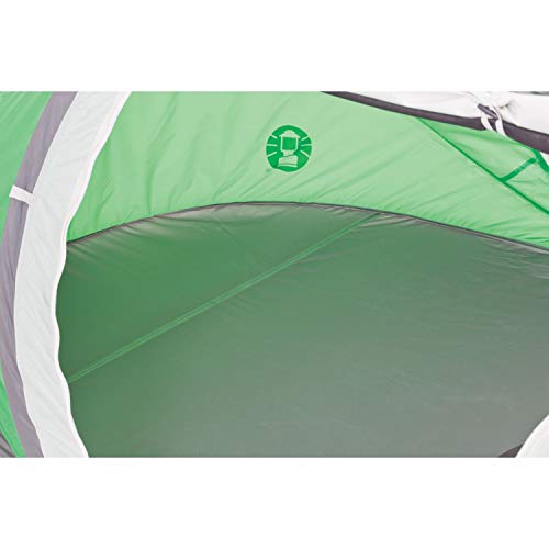 Coleman Pop-Up Tent, 2-Person, Green/Grey