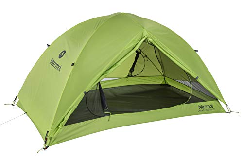 Marmot Ultralight 2-Person Hiking Tent, Macaw Green/Crocodile