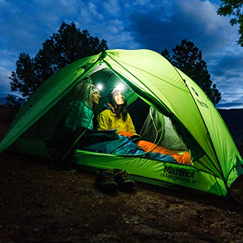 Marmot Ultralight 2-Person Hiking Tent, Macaw Green/Crocodile