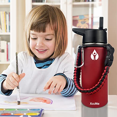 Red Dinosaur Stainless Steel Kids Water Bottle