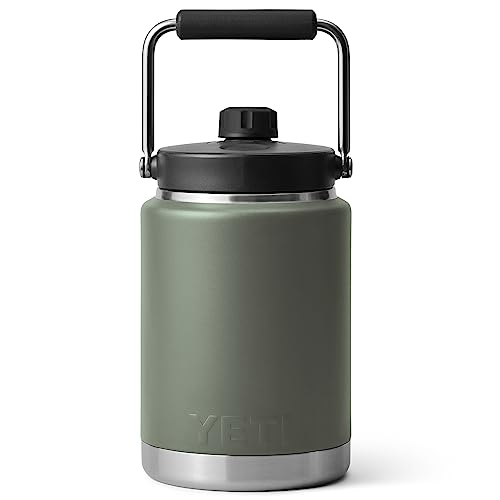 YETI Rambler Half Gallon Jug: Camp Green
