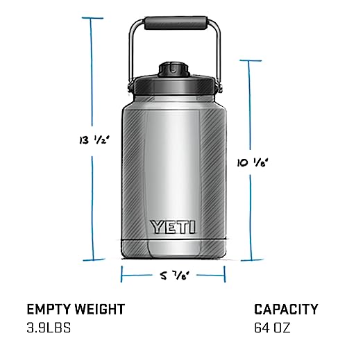 YETI Rambler Half Gallon Jug: Camp Green