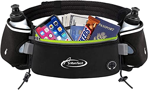 AiRunTech Hydration Running Belt with 2 Bottles