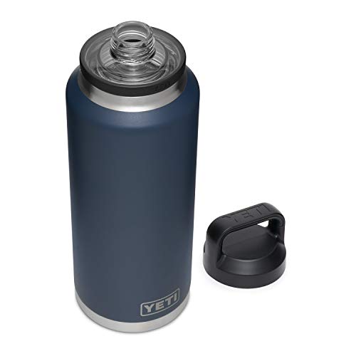 YETI 46 oz Stainless Steel Water Bottle with Chug Cap, Navy