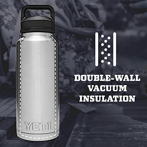 YETI 46 oz Stainless Steel Water Bottle with Chug Cap, Navy