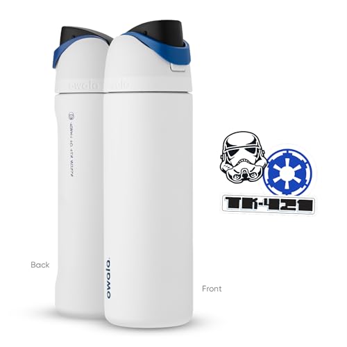 Star Wars FreeSip Stainless Steel Water Bottle, 24 Oz