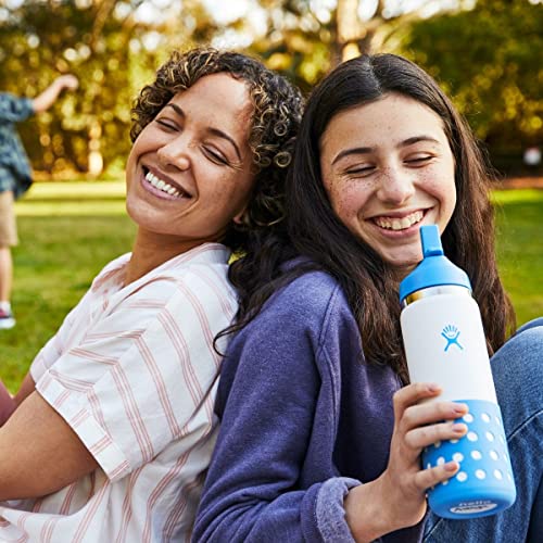 20 oz Kids Wide Mouth Hydro Flask with Straw Lid