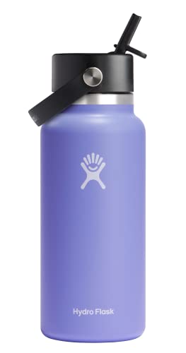 32oz Hydro Flask Wide Flex Straw Cap - Lupine