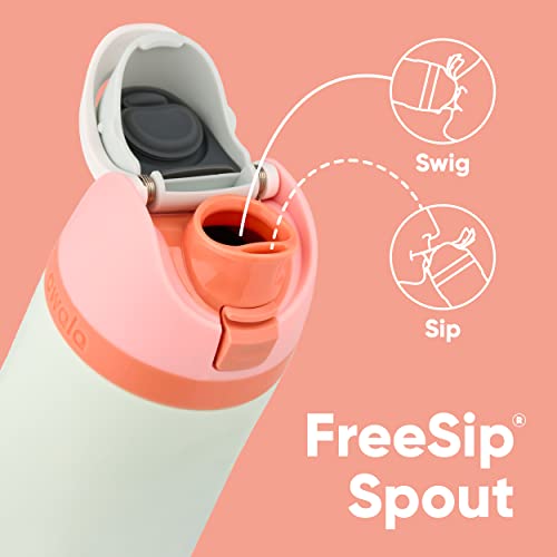 Insulated Stainless Steel Water Bottle with Silicone Sleeve
