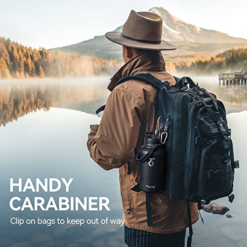 64oz Insulated Stainless Steel Water Bottle with Paracord Handle