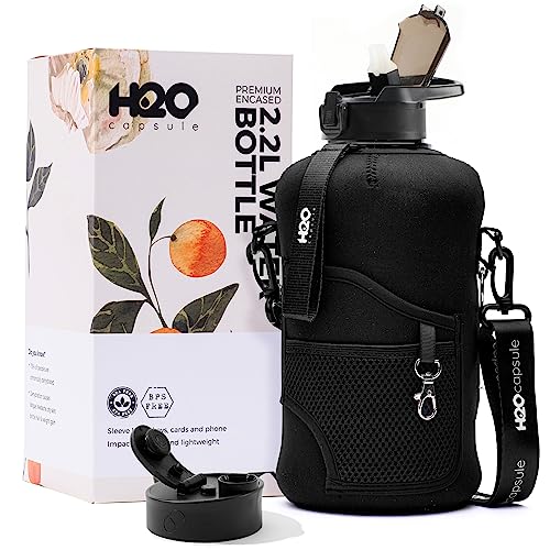 H2O Capsule 2.2L Water Bottle with Storage Sleeve