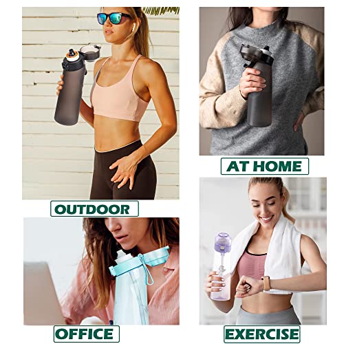 2023 Upgrade BPA Free Air Water Bottle, 650ML