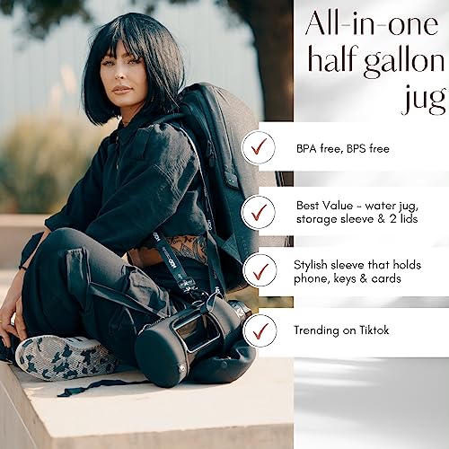 H2O Capsule 2.2L Water Bottle with Storage Sleeve