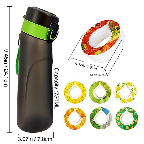 750ML Air Water Bottle with Flavor Pods
