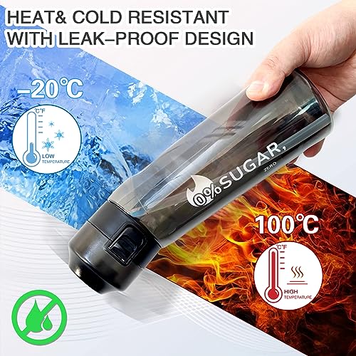 650ML Air Water Bottle with Fruit Flavour Pods