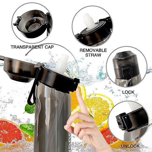 650ML Air Water Bottle with Fruit Flavour Pods