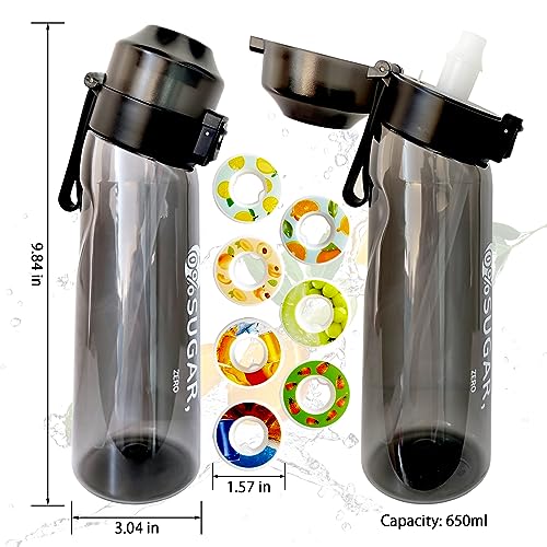 650ML Air Water Bottle with Fruit Flavour Pods