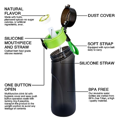 750ML Air Water Bottle with Flavor Pods