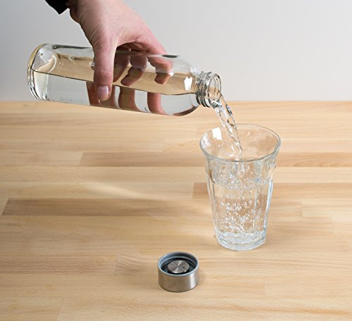 Set of 6 Epica Clear Glass Water Bottles