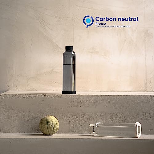 Green Silicone Sleeve Glass Water Bottle - 32 oz