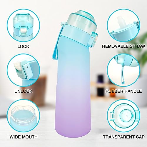 Napolju Air Water Bottle with 7 Flavour Pods