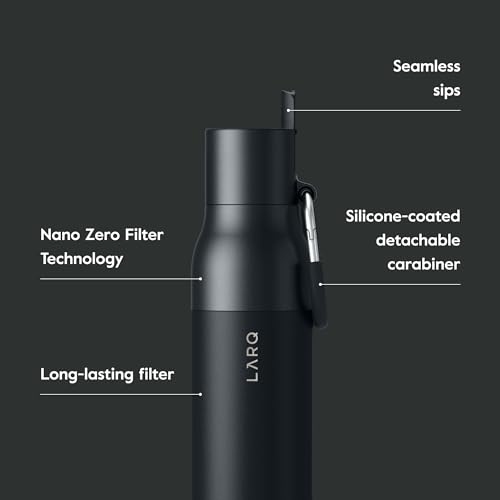 Obsidian Black LARQ Bottle - Filtered Stainless Steel