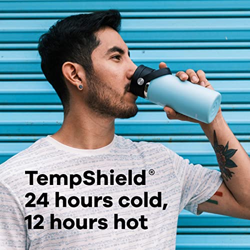 16 oz White Hydro Flask Wide Mouth Bottle