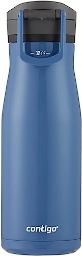 Contigo Jackson Chill Steel Water Bottle - 32oz Blue
