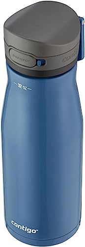 Contigo Jackson Chill Steel Water Bottle - 32oz Blue