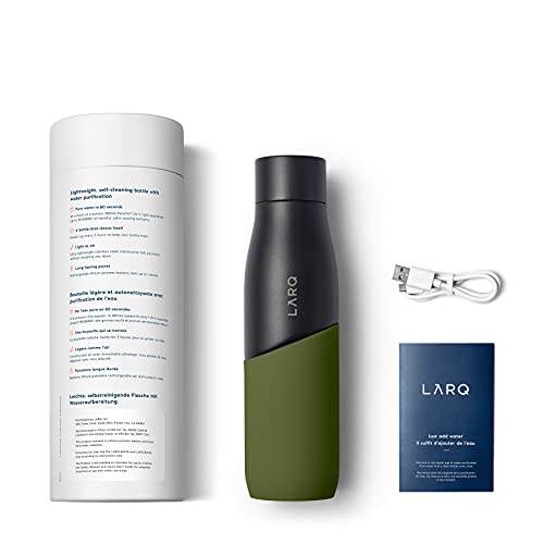 LARQ PureVis Stainless Steel Water Bottle - Non-Insulated, 24oz