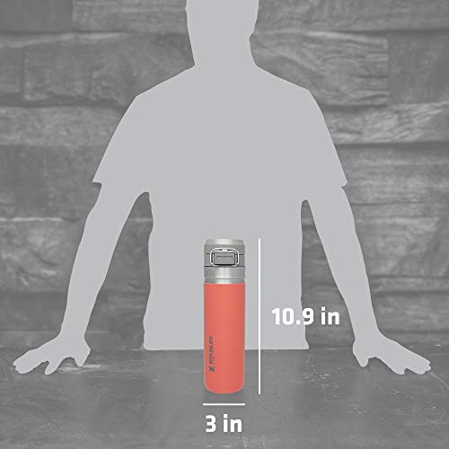 Stanley Flip GO Water Bottle, Guava, 24OZ