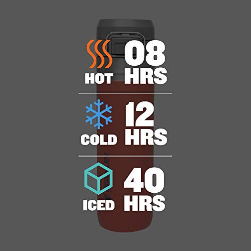 Stanley Flip GO Water Bottle, Guava, 24OZ