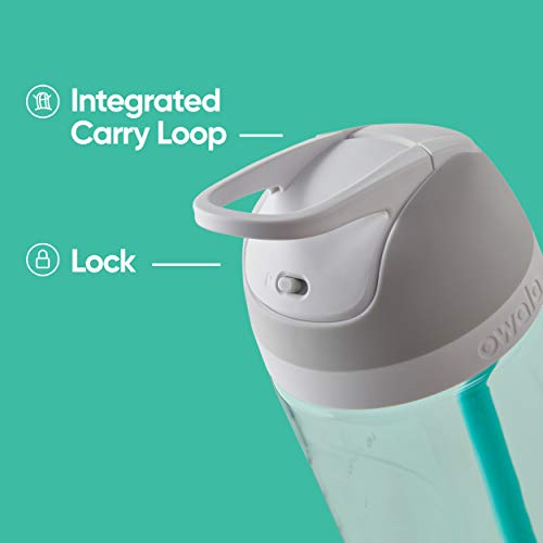 25 Oz Hyper Flamingo BPA-Free Clear Water Bottle