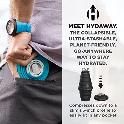25oz HYDAWAY Collapsible Water Bottle - Flip Top Lid
