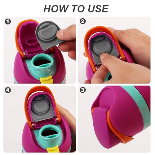 4pcs Compatible Owala FreeSip Water Bottle Stoppers