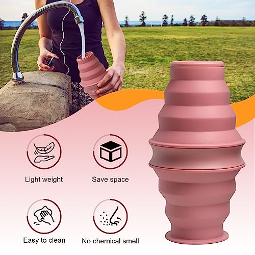Opard Collapsible Water Bottles: 17 Oz, BPA-Free, Leak-Proof