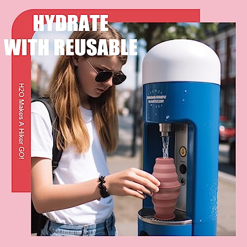 Opard Collapsible Water Bottles: 17 Oz, BPA-Free, Leak-Proof