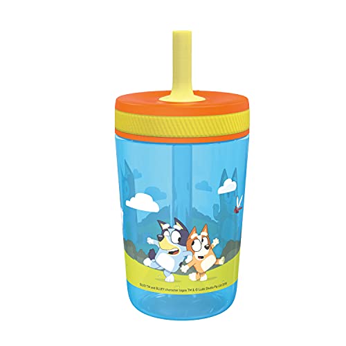 Bluey Kelso Tumbler Set, BPA-Free, Leak-Proof, Durable