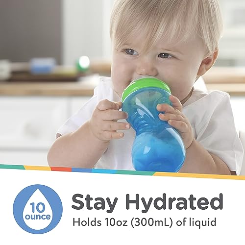 Nuby Girls' Clik-It Soft Spout Sippy Cup (3-Pack)