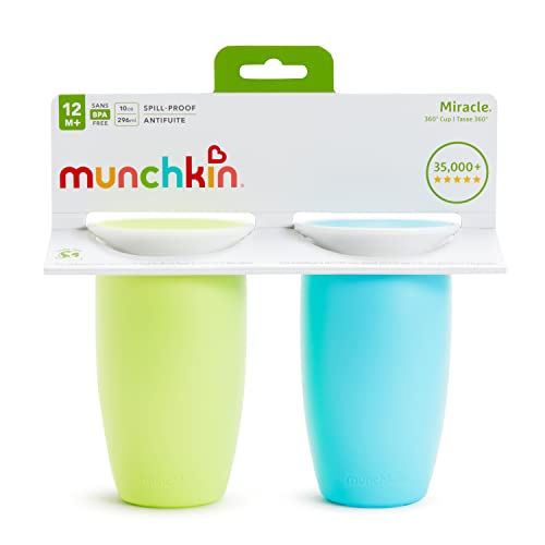 Munchkin® Miracle® 360 Toddler Sippy Cup, 10oz, 2 Pack