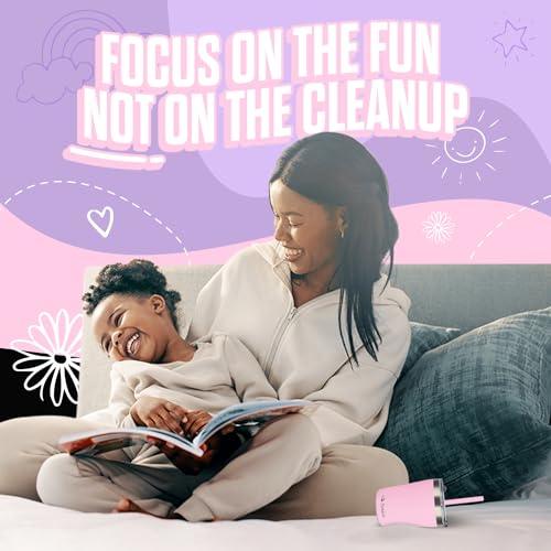 Kids Stainless Steel Tumblers with Spill-Proof Lids