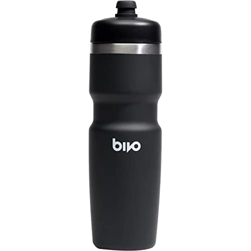 Bivo Trio 21oz Insulated Bike Water Bottle - Black